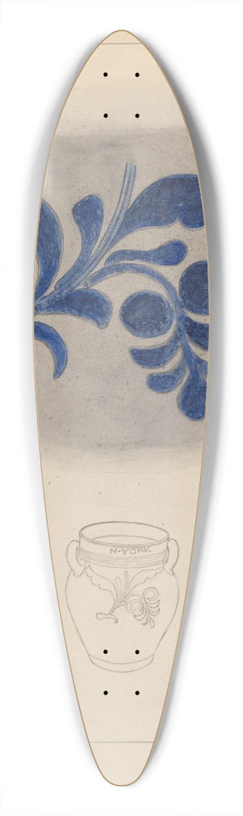 Giacinto Capelli - Jar 39.3 inch art pintail longboard deck