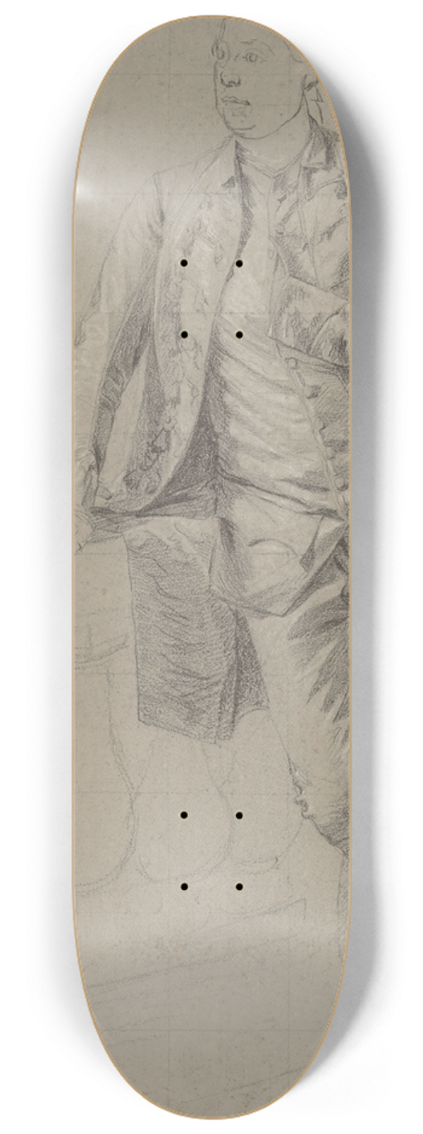 John Singleton Copley - A Gentleman 8.25 inch art skate deck