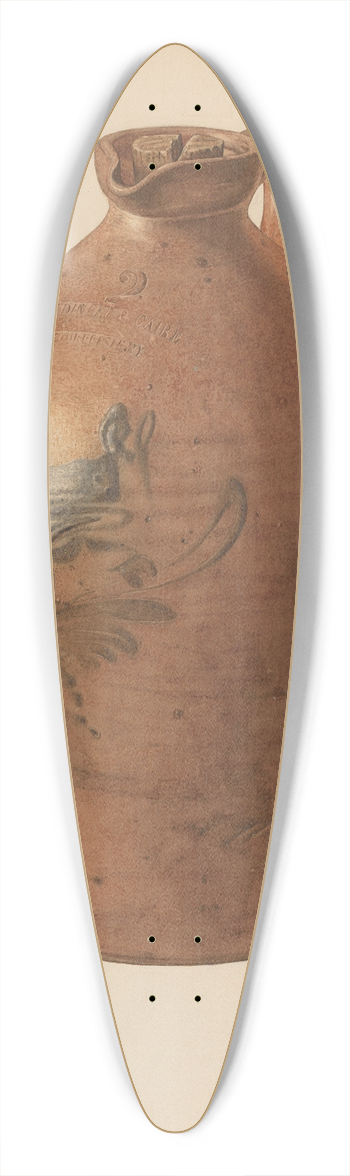 Giacinto Capelli - Molasses Jug 39.3 inch art pintail longboard deck