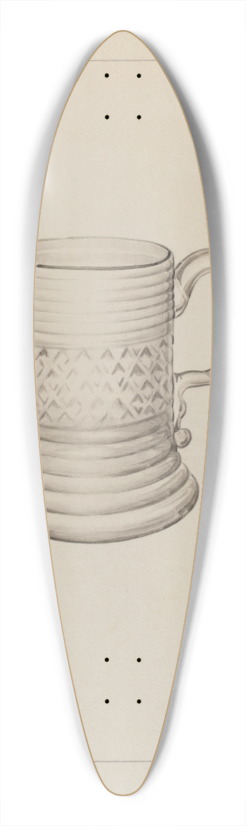 Giacinto Capelli - Mug 39.3 inch art pintail longboard deck