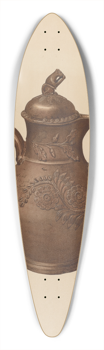Giacinto Capelli - Teapot 39.3 inch art pintail longboard deck