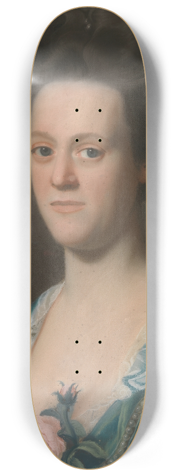 John Singleton Copley - Elizabeth Green (Mrs. Ebenezer Storer II) 8.25 inch art skate deck