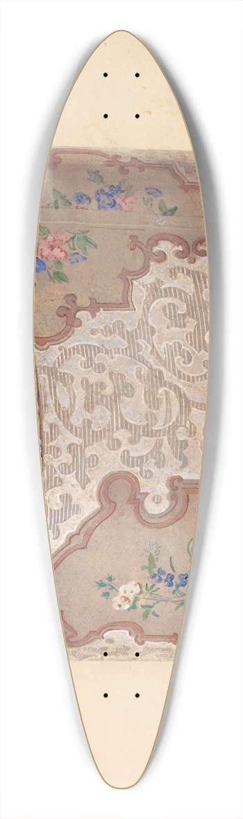 Gilbert Sackerman - Bandbox 39.3 inch art pintail longboard deck