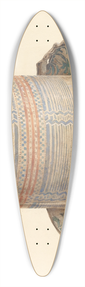 Gilbert Sackerman - Bandbox 39.3 inch art pintail longboard deck