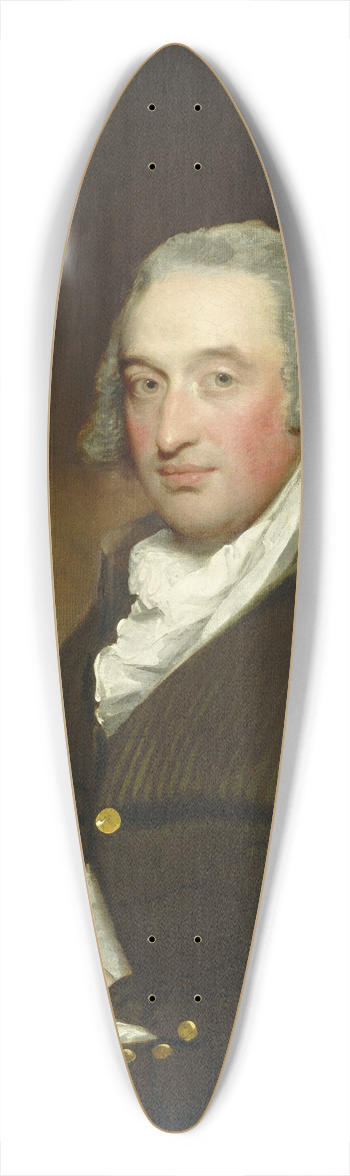 Gilbert Stuart - George Pollock 39.3 inch art pintail longboard deck