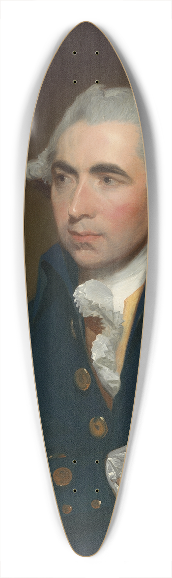 Gilbert Stuart - Luke White 39.3 inch art pintail longboard deck