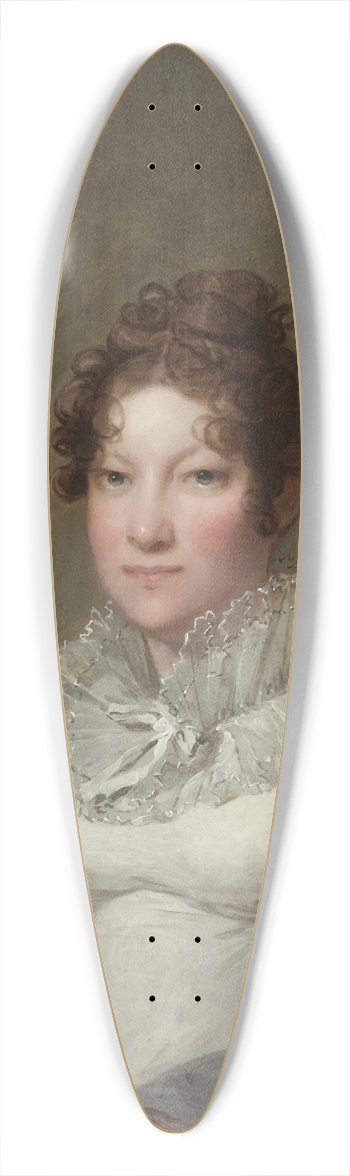 Gilbert Stuart - Mary Campbell Stuart 39.3 inch art pintail longboard deck