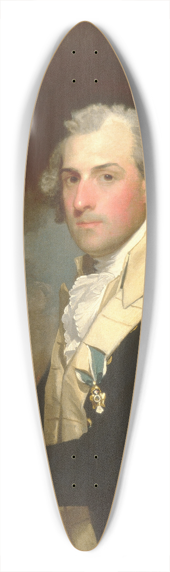 Gilbert Stuart - Matthew Clarkson 39.3 inch art pintail longboard deck