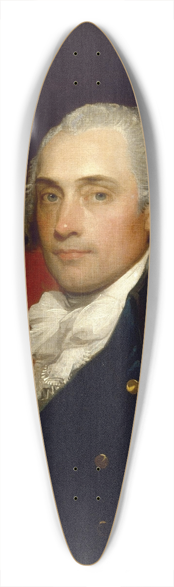 Gilbert Stuart - Portrait of John Vaughan 39.3 inch art pintail longboard deck