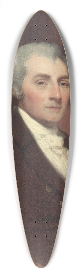 Gilbert Stuart - William Thornton 39.3 inch art pintail longboard deck