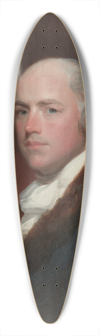 Gilbert Stuart - Wilson Cary Nicholas 39.3 inch art pintail longboard deck