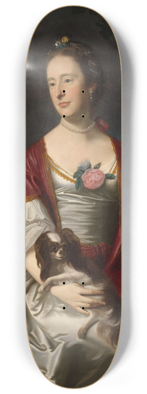 John Singleton Copley - Mrs. Jerathmael Bowers 8.25 inch art skate deck