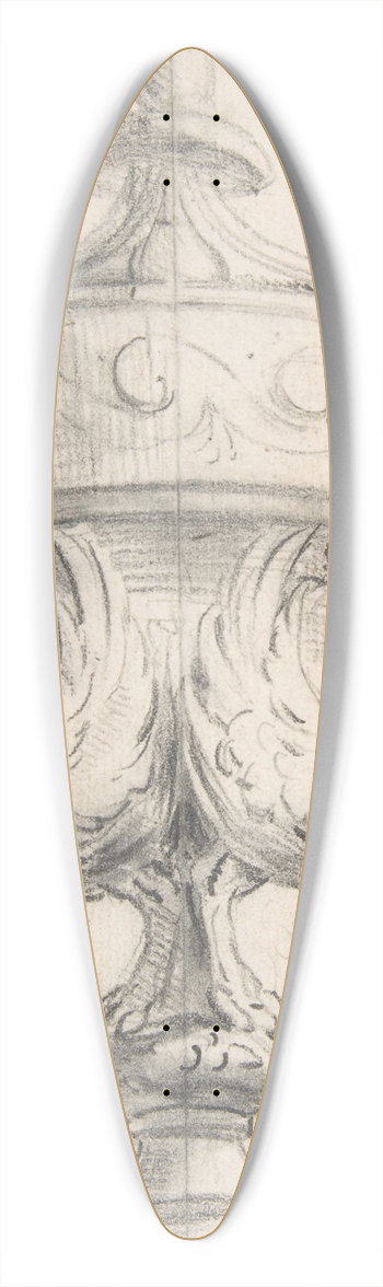 Gilles-Marie Oppenord - Design for a Vase 39.3 inch art pintail longboard deck