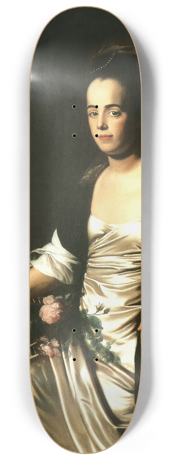 John Singleton Copley - Portrait of Mrs. John Stevens (Judith Sargent, later Mrs. John Murray) 8.25 inch art skate deck