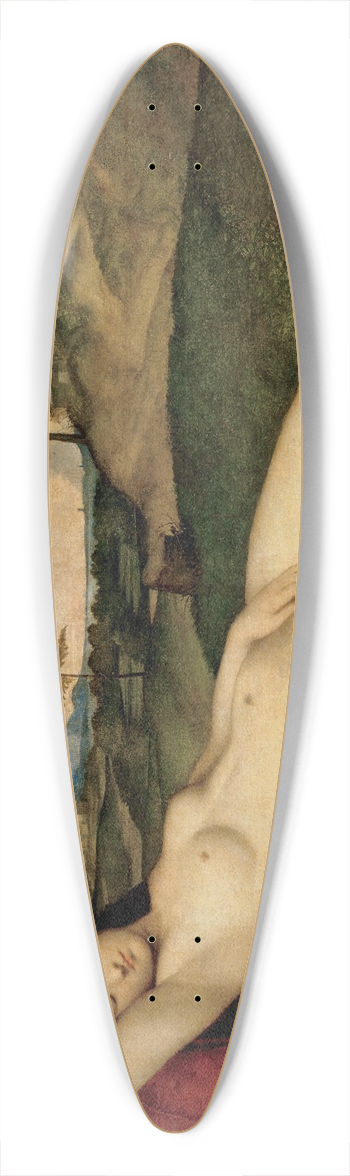 Giorgione - Sleeping Venus 39.3 inch art pintail longboard deck