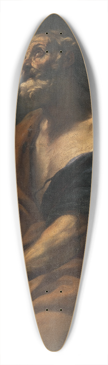 Giovanni Battista Beinaschi - Saint Peter 39.3 inch art pintail longboard deck