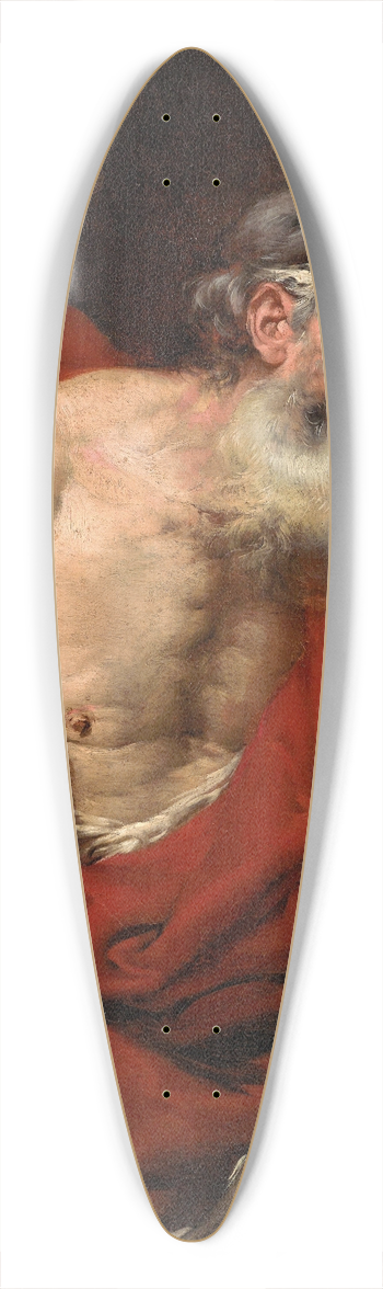 Giovanni Battista Langetti - A Philosopher 39.3 inch art pintail longboard deck