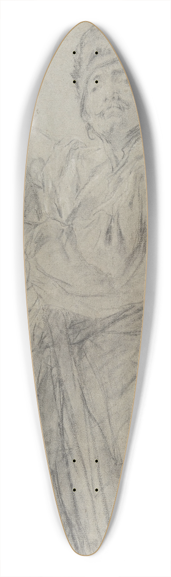 Giovanni Battista Piazzetta - Executioner Holding Up a Severed Head 39.3 inch art pintail longboard deck