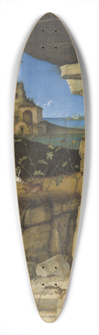 Giovanni Bellini - Saint Jerome Reading 39.3 inch art pintail longboard deck