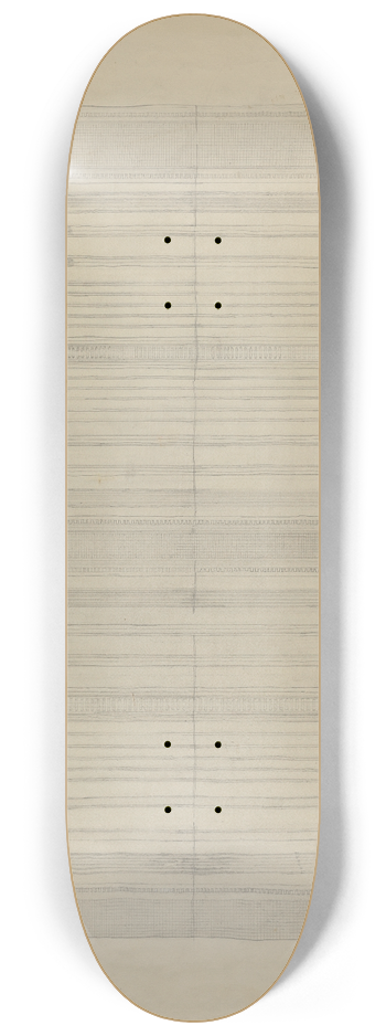 American 20th Century - Textile 8.25 inch art skate deck