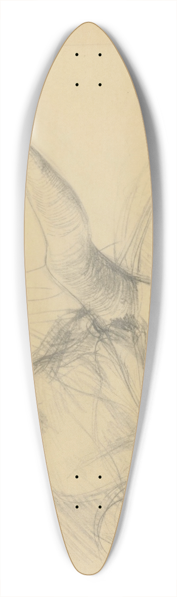 Giovanni Boldini - Seated Woman Putting on Her Stocking 39.3 inch art pintail longboard deck