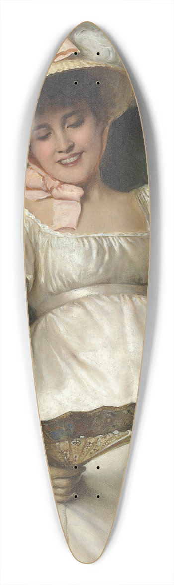 Giovanni Costa - A Fair Maiden 39.3 inch art pintail longboard deck
