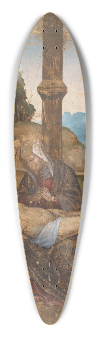 Giovanni di Lorenzo Larciani - Piet 39.3 inch art pintail longboard deck