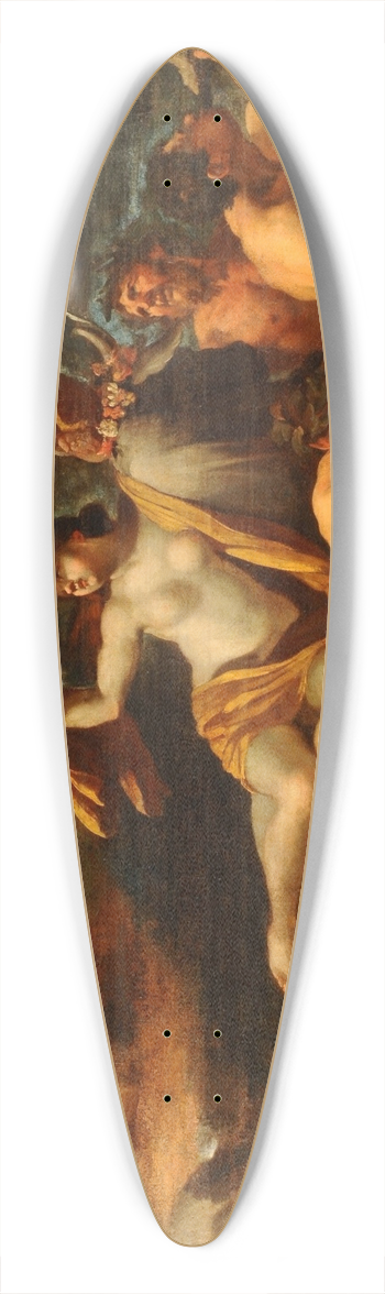Giovanni Lanfranco - El rapto de Europa 39.3 inch art pintail longboard deck