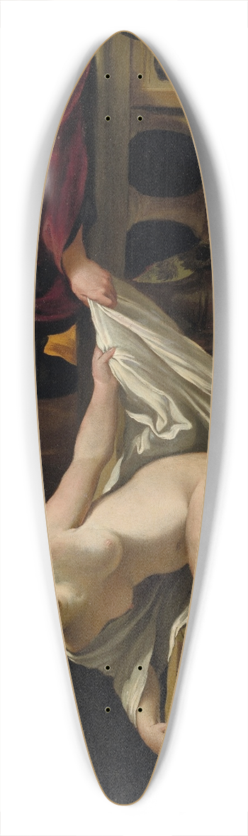 Giovanni Lanfranco - Susanna and the Elders 39.3 inch art pintail longboard deck