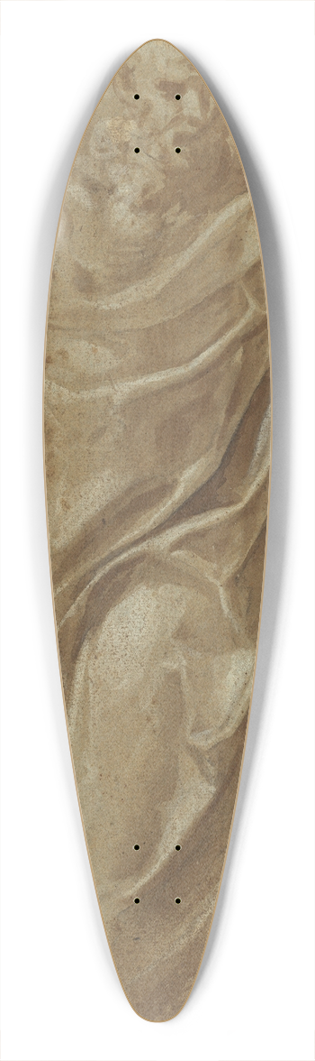 Girolamo Muziano - A Standing Man in Classical Drapery 39.3 inch art pintail longboard deck