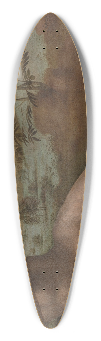 Giuliano Bugiardini - Adam 39.3 inch art pintail longboard deck