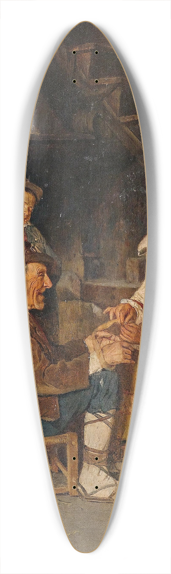 Giuseppe Costantini - Hilfe fr die Spitzenklpplerin 39.3 inch art pintail longboard deck
