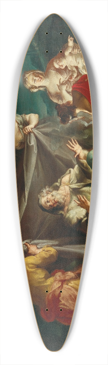 Giuseppe Marchesi - Allegory of Winter 39.3 inch art pintail longboard deck