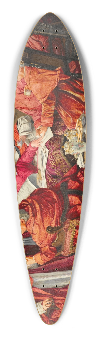 Giuseppe Signorini - A debatable matter 39.3 inch art pintail longboard deck