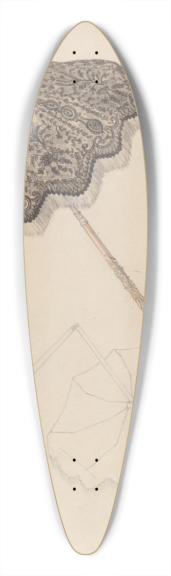 Gladys Cook - Parasol 39.3 inch art pintail longboard deck
