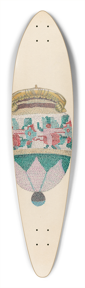 Gladys Cook - Purse 39.3 inch art pintail longboard deck