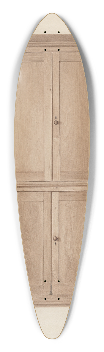Gladys M. Guillaudeu - Triangular Corner Safe 39.3 inch art pintail longboard deck