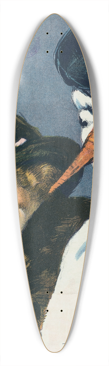Gordon Grant - The flirt 39.3 inch art pintail longboard deck