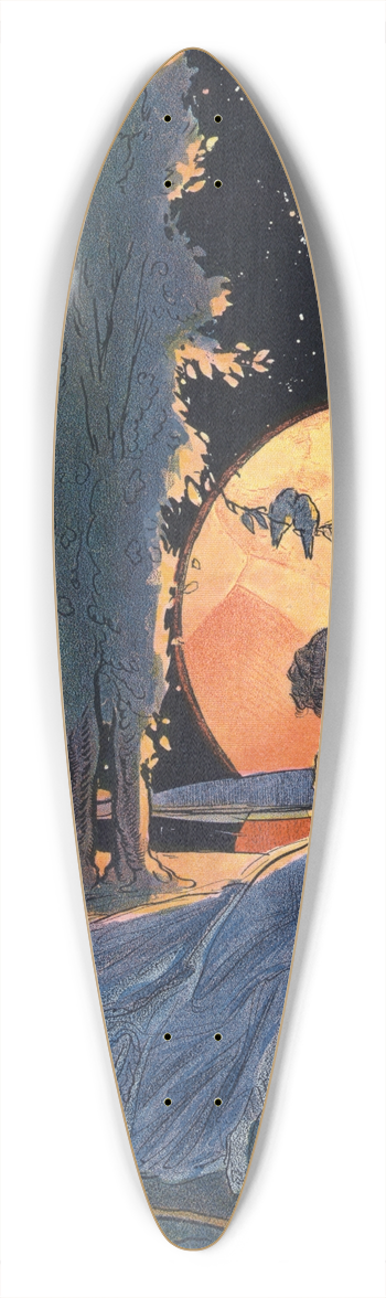 Gordon Ross - Mating time 39.3 inch art pintail longboard deck