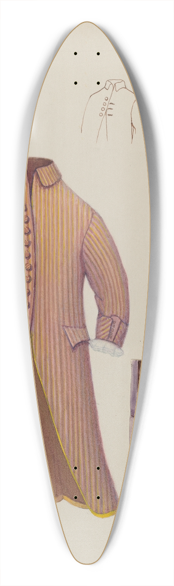 Gordon Saltar - Dress Coat 39.3 inch art pintail longboard deck