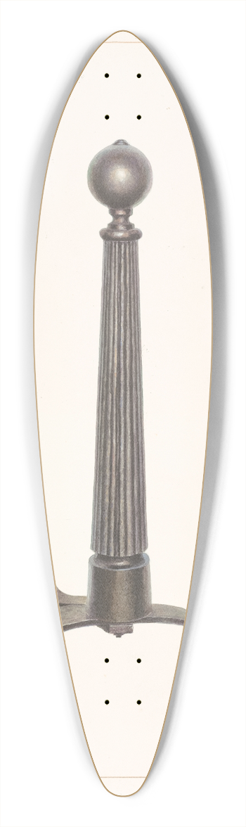 Gordon Saltar - Large Andiron 39.3 inch art pintail longboard deck