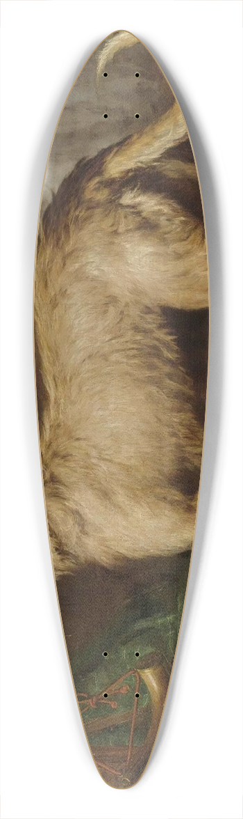 Gourlay Steell - The Hunting Hound 39.3 inch art pintail longboard deck
