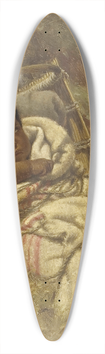 Grace Carpenter Hudson - Anxious Moments 39.3 inch art pintail longboard deck