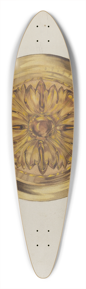 Grace Halpin - Tie-back 39.3 inch art pintail longboard deck