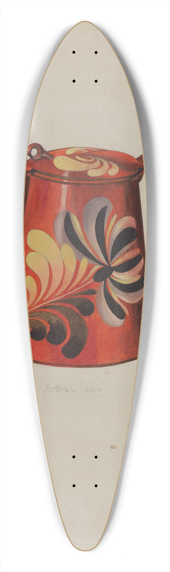 Grace Halpin - Toleware Syrup Pitcher 39.3 inch art pintail longboard deck