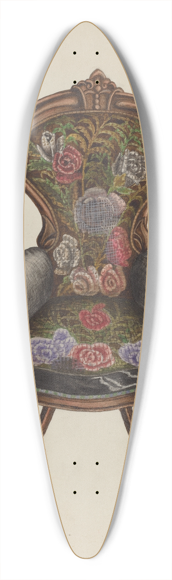 Grace Thomas - Rocker 39.3 inch art pintail longboard deck