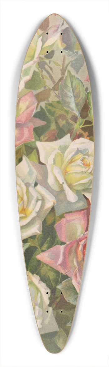 Gray Litho. Co - Fit for a queen 39.3 inch art pintail longboard deck