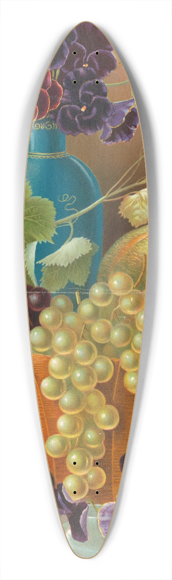 Gray Litho. Co - For the queens breakfast 39.3 inch art pintail longboard deck