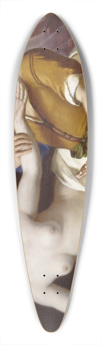 Guercino - Joseph and Potiphars Wife 39.3 inch art pintail longboard deck
