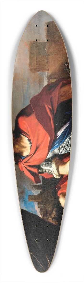 Guercino - Mars with Cupid 39.3 inch art pintail longboard deck